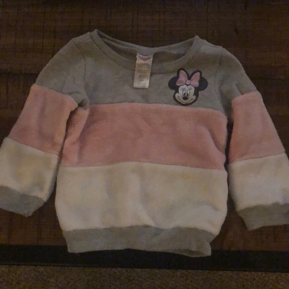 Gray Pink & White Sweatshirt